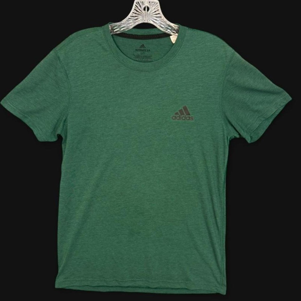 Adidas Ultimate 2.0 Climalite Green Heather T-Shirt Mens Small DM1608⁠